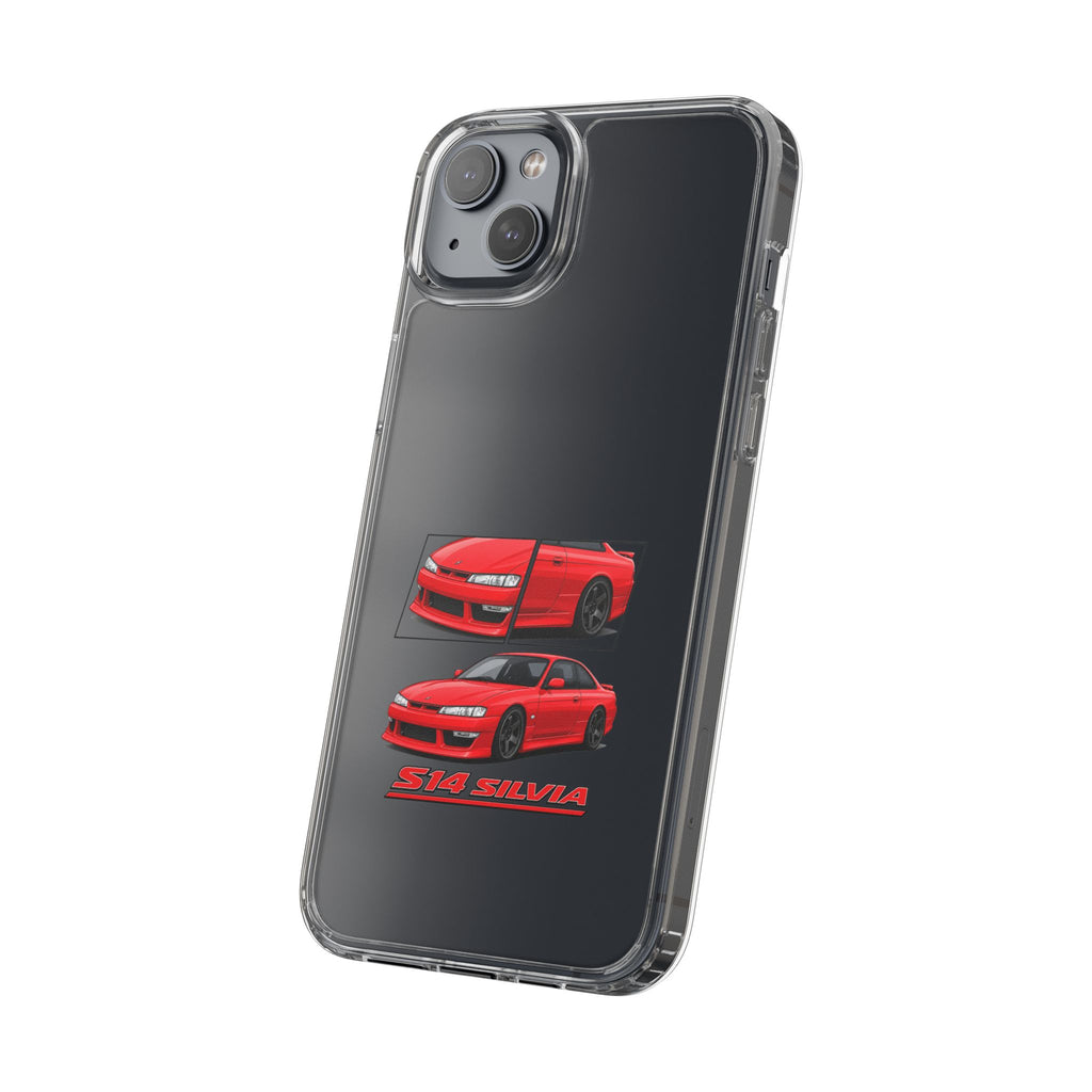 RED NISSAN S14 PHONE CASES