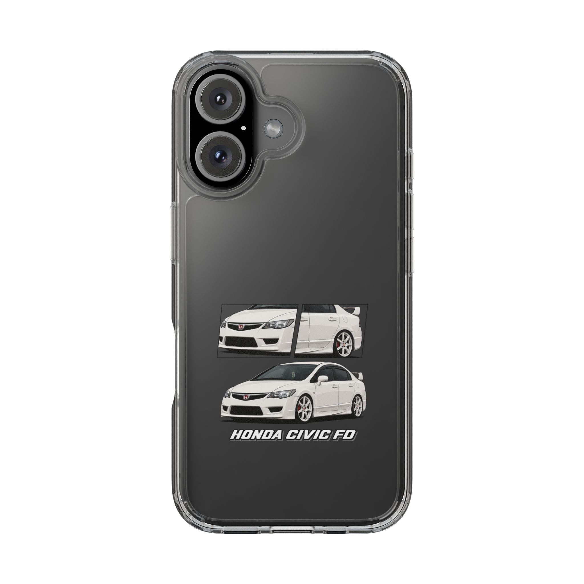 WHITE CIVIC FD PHONE CASES