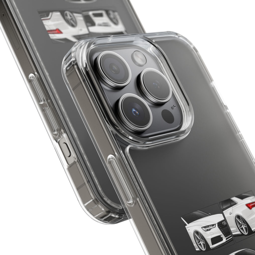 WHITE AUDI A6 PHONE CASES