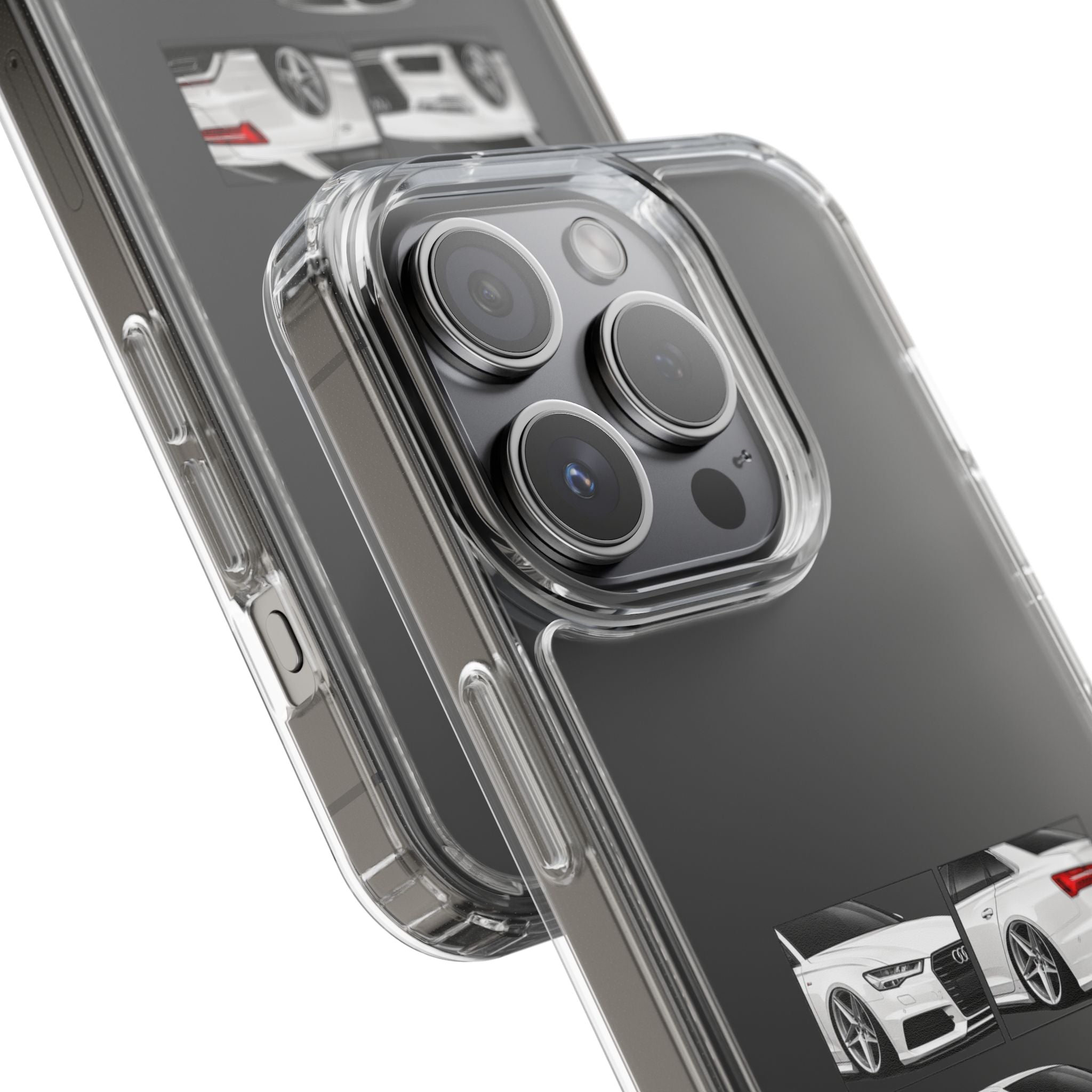 WHITE AUDI A6 PHONE CASES