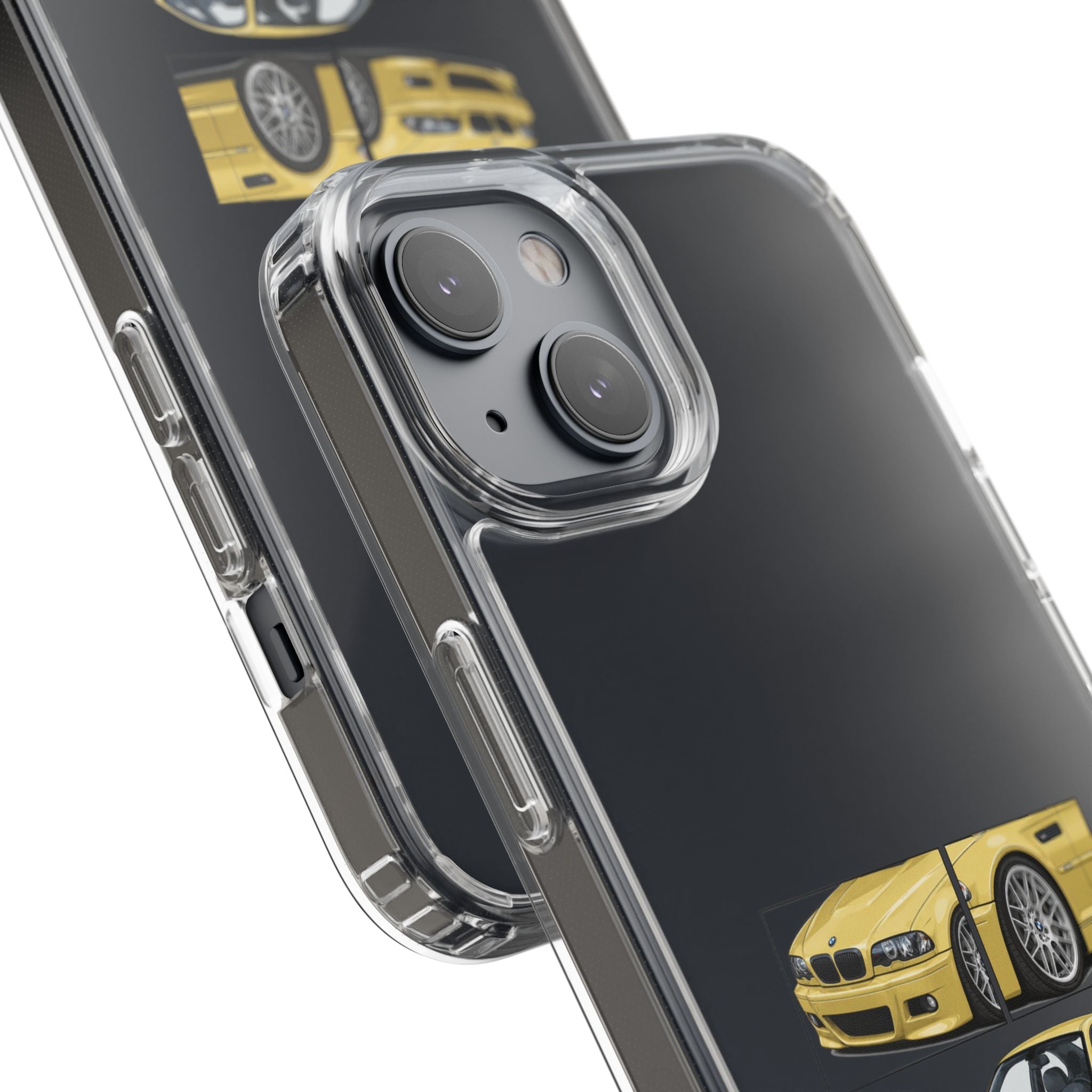 YELLOW BMW E46 PHONE CASES