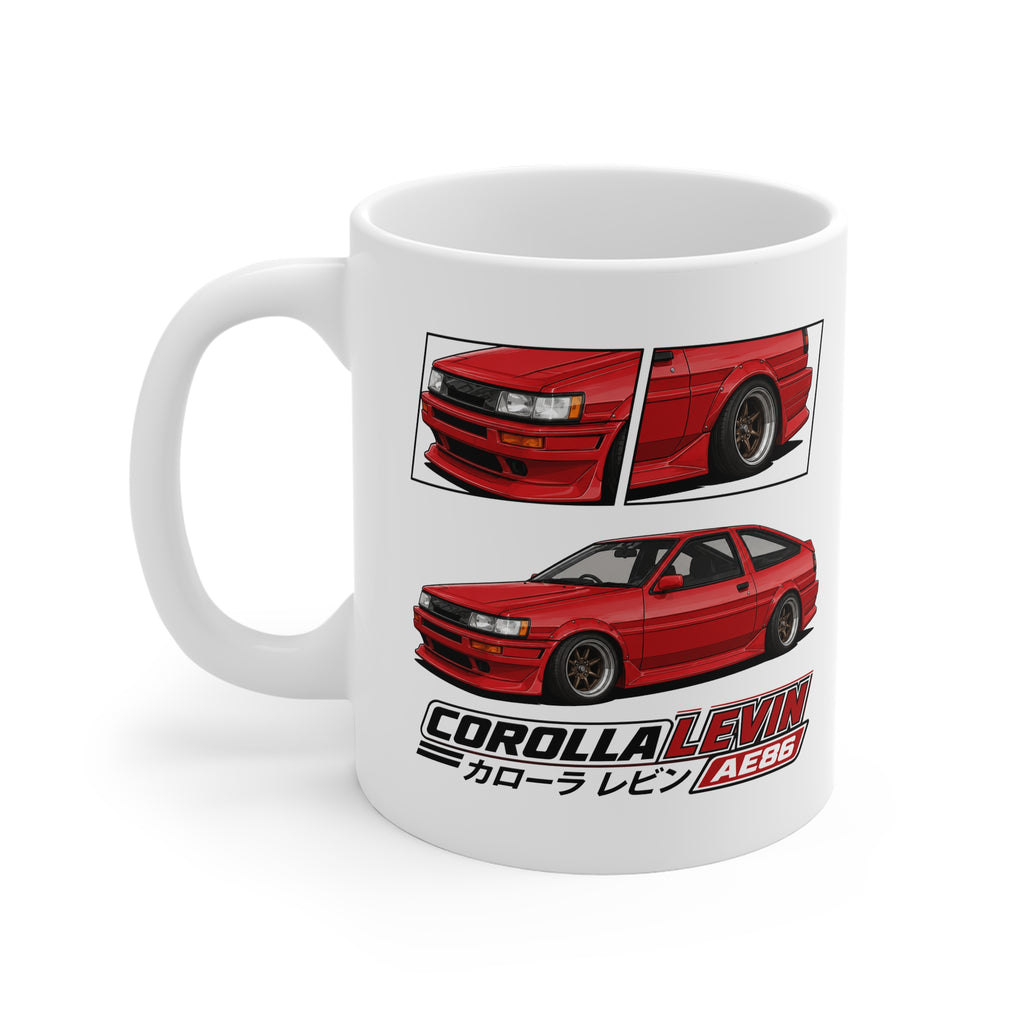 RED AE86 LEVIN MUG