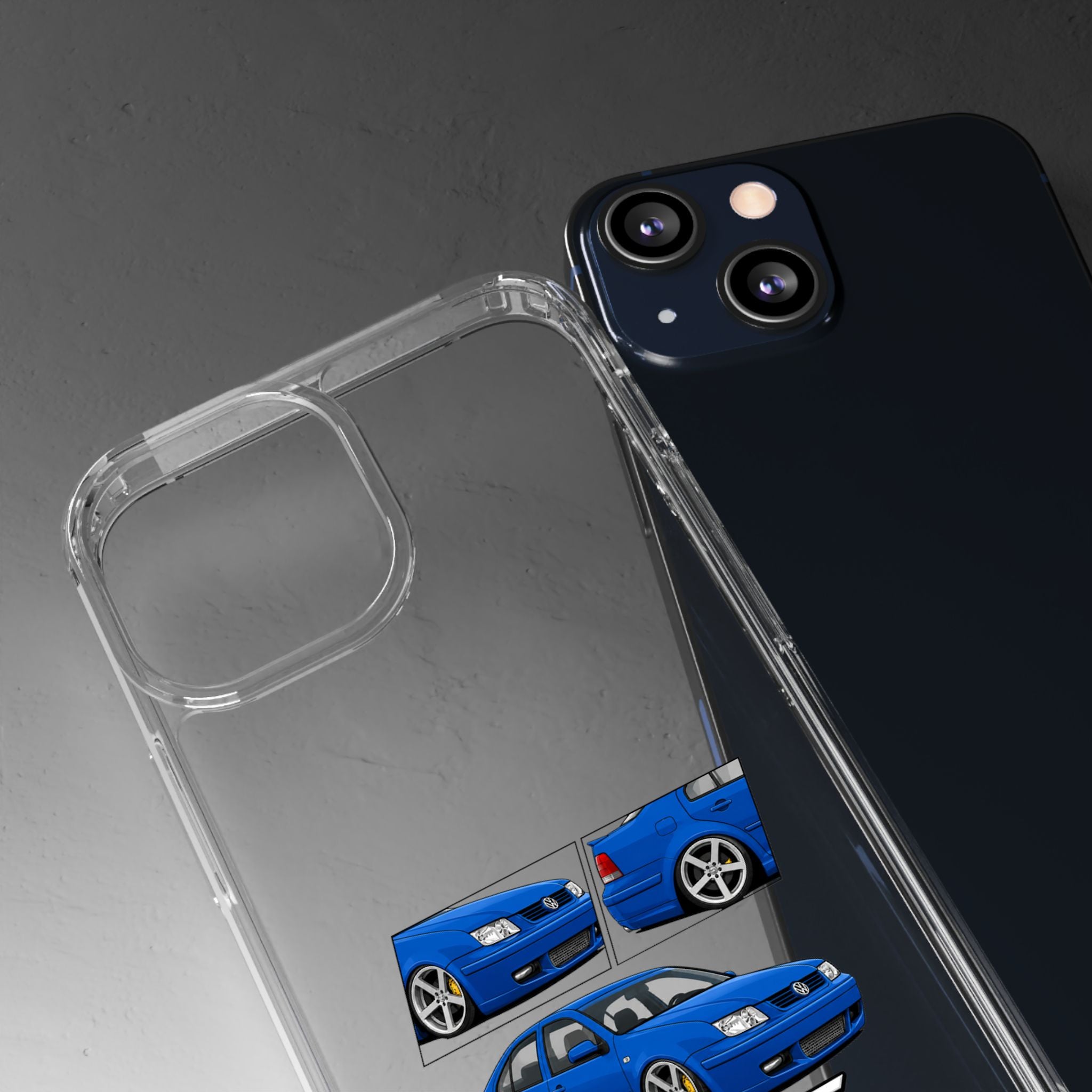 BLUE VOLKSWAGEN BORA PHONE CASES