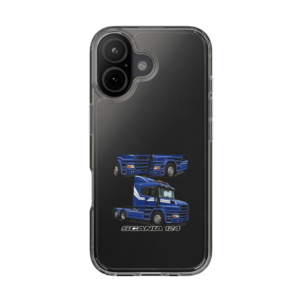 BLUE SCANIA 124 PHONE CASES