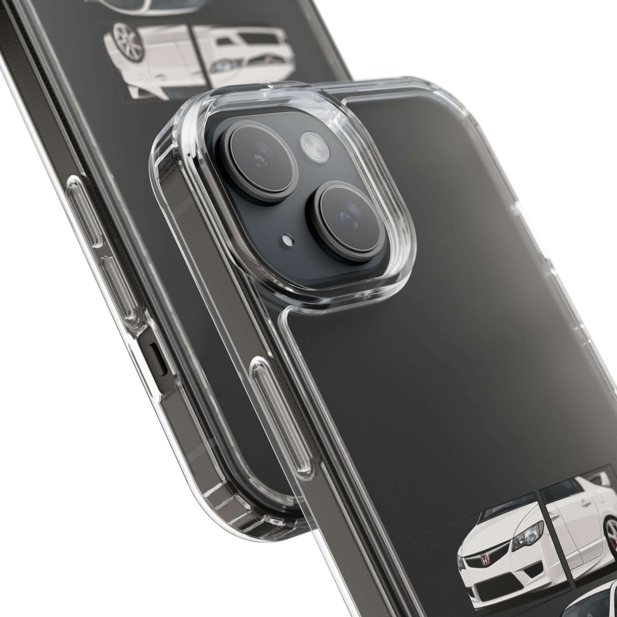 WHITE CIVIC FD PHONE CASES