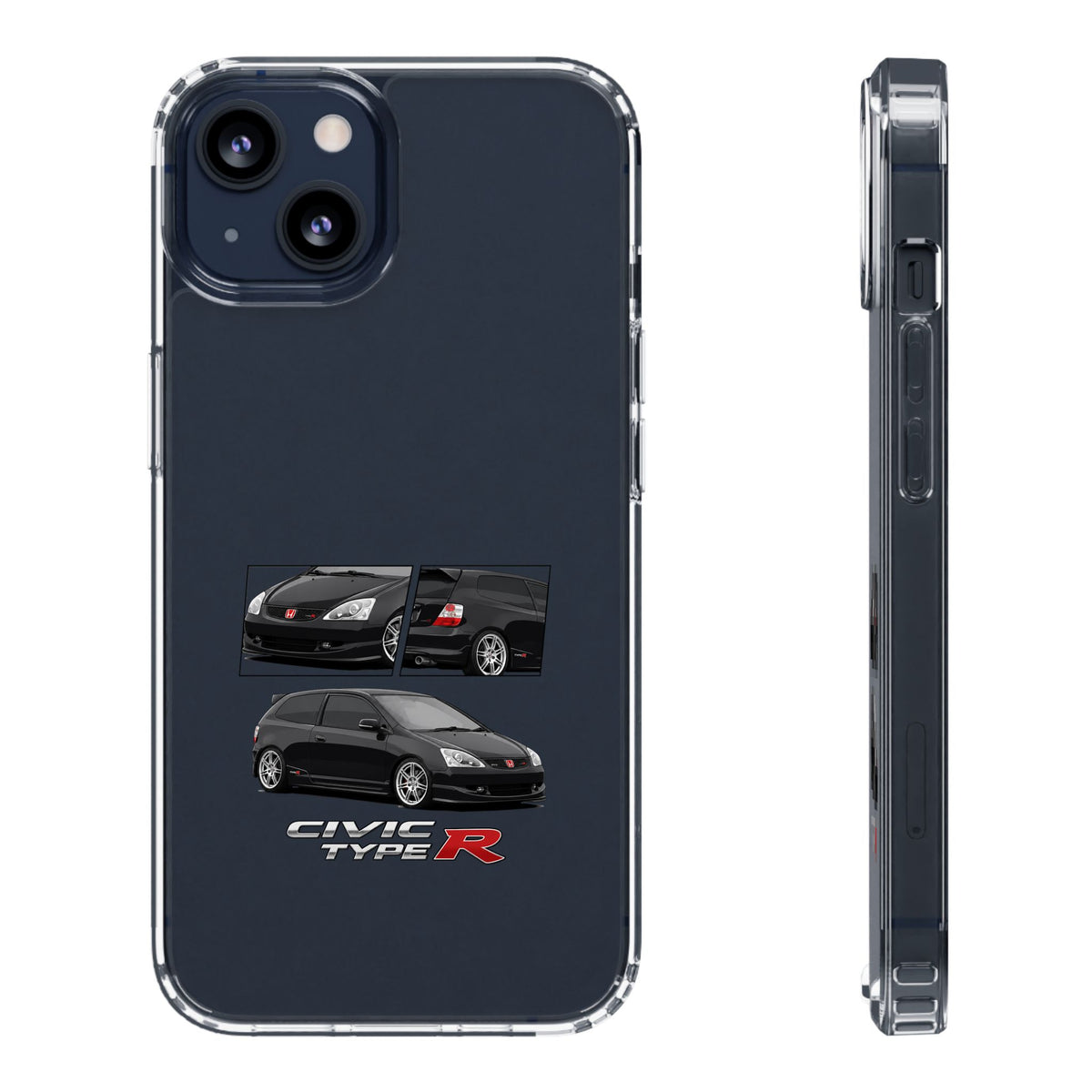 BLACK EP3 TYPE R PHONE CASES