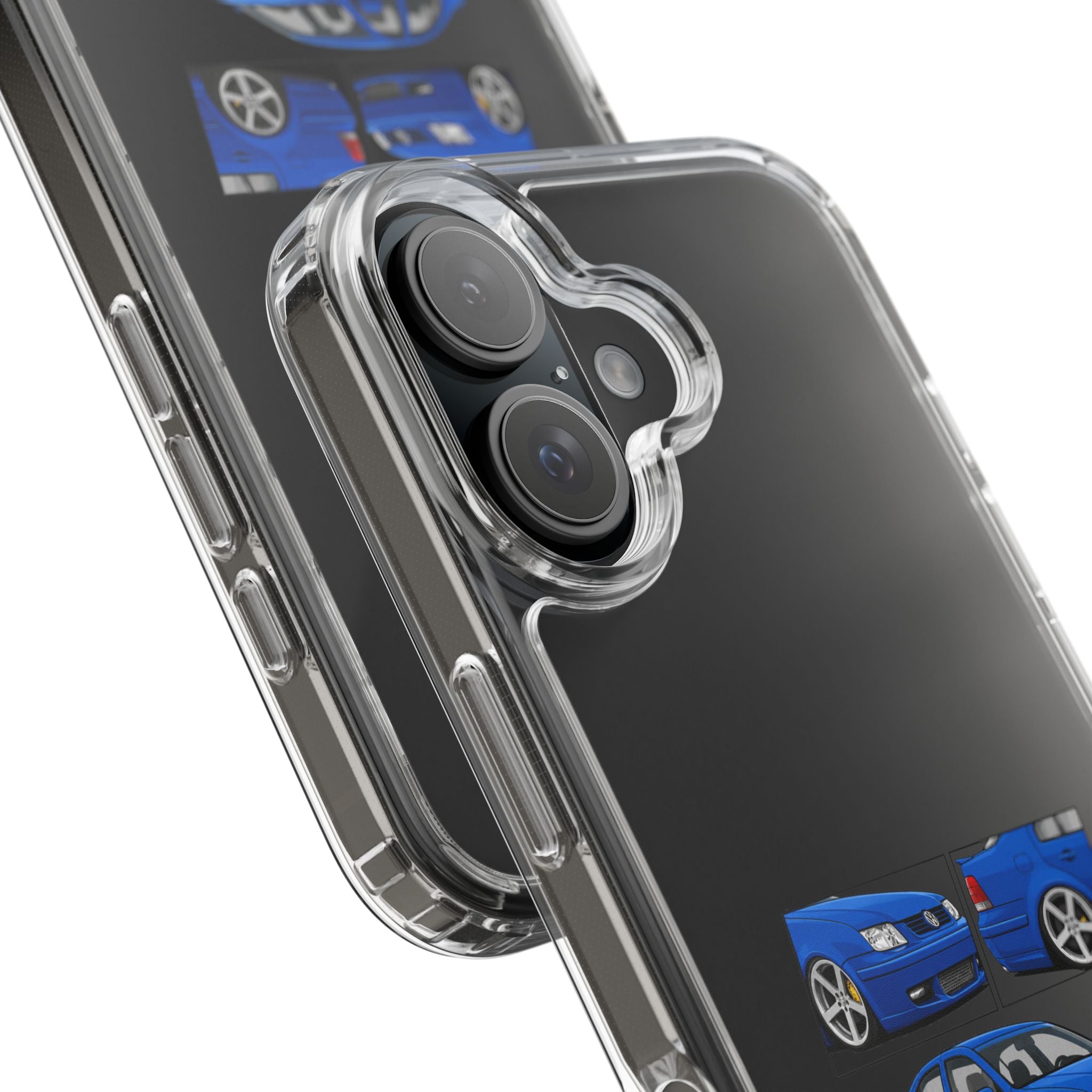 BLUE VOLKSWAGEN BORA PHONE CASES