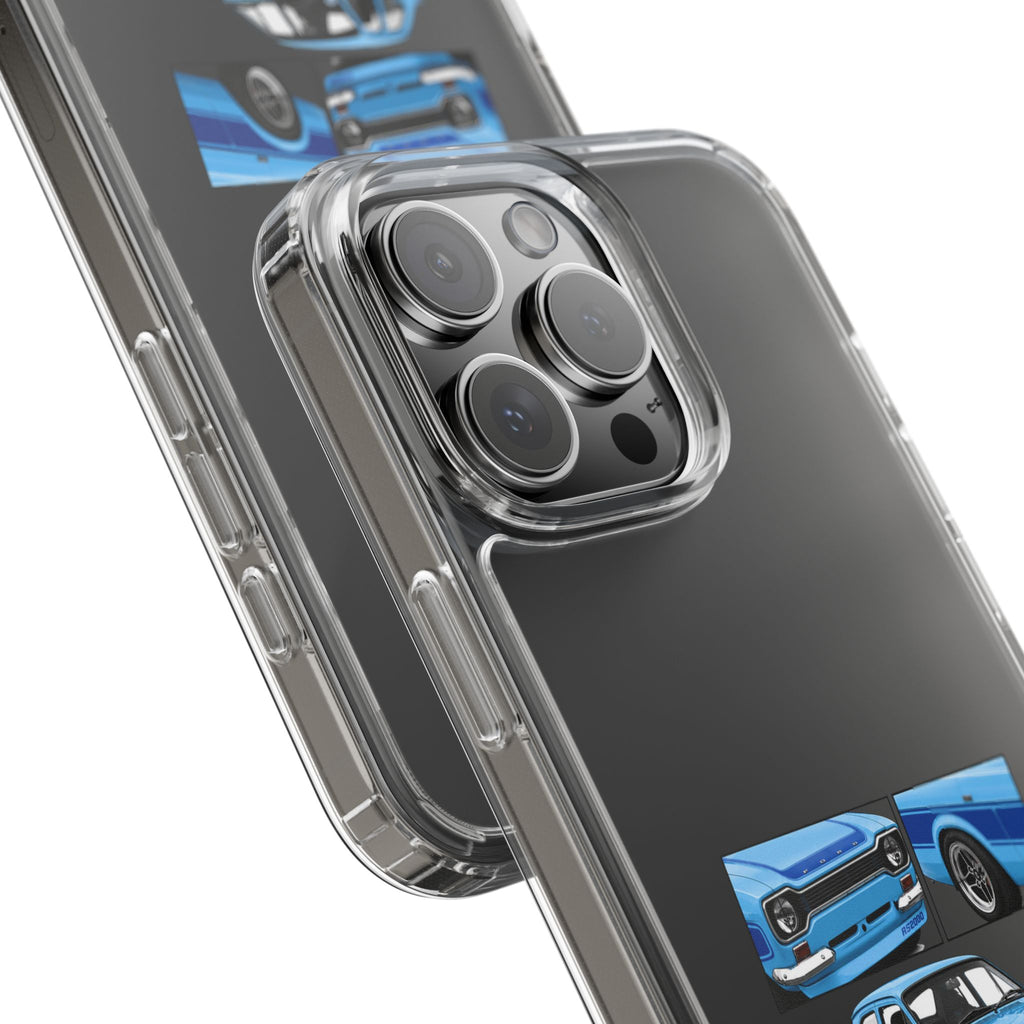 BLUE FORD ESCORT MK1 RS2000 PHONE CASES