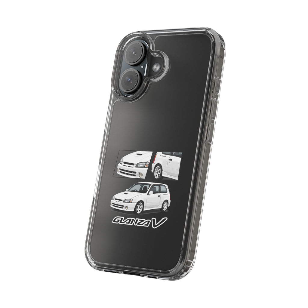 WHITE TOYOTA GLANZA PHONE CASES