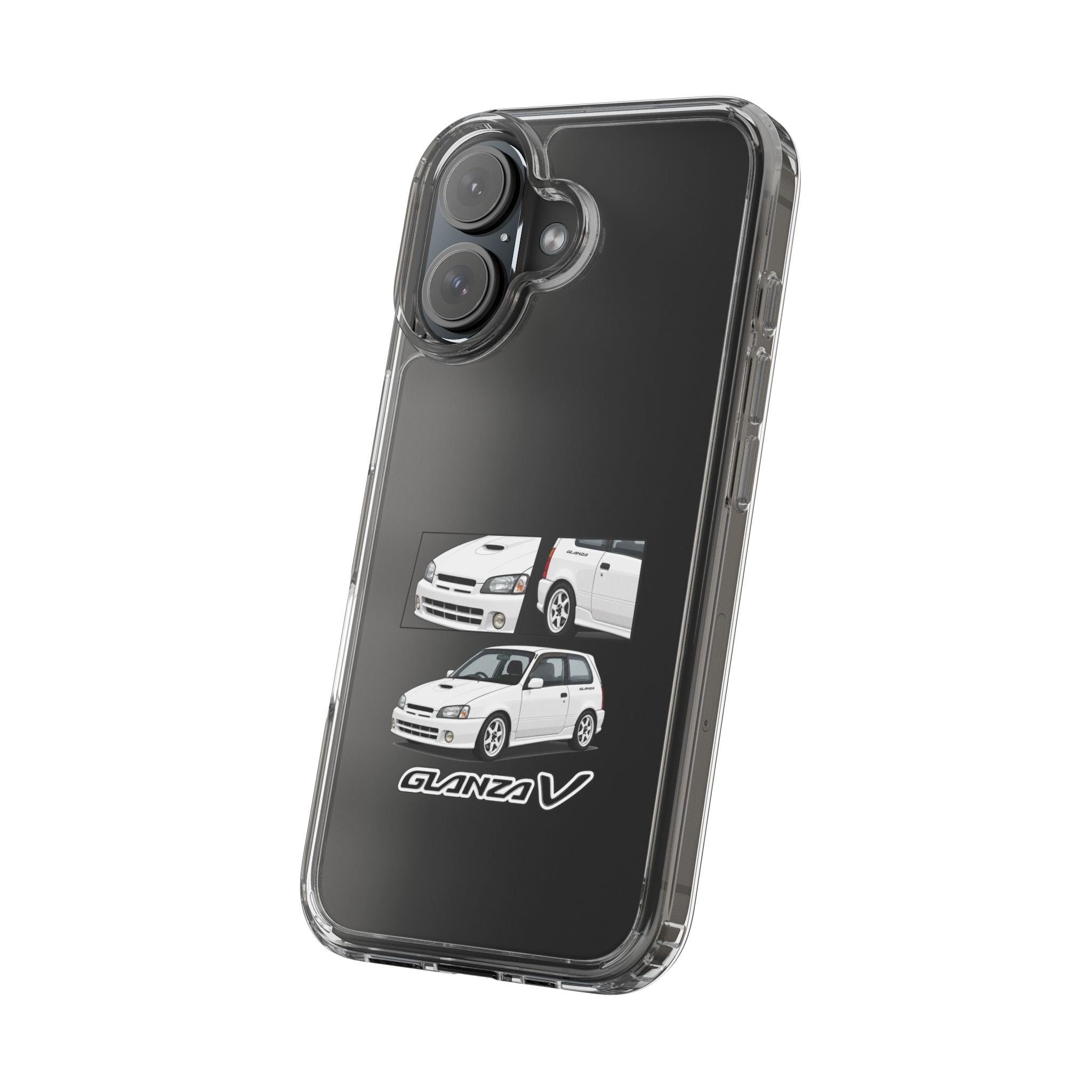 WHITE TOYOTA GLANZA PHONE CASES
