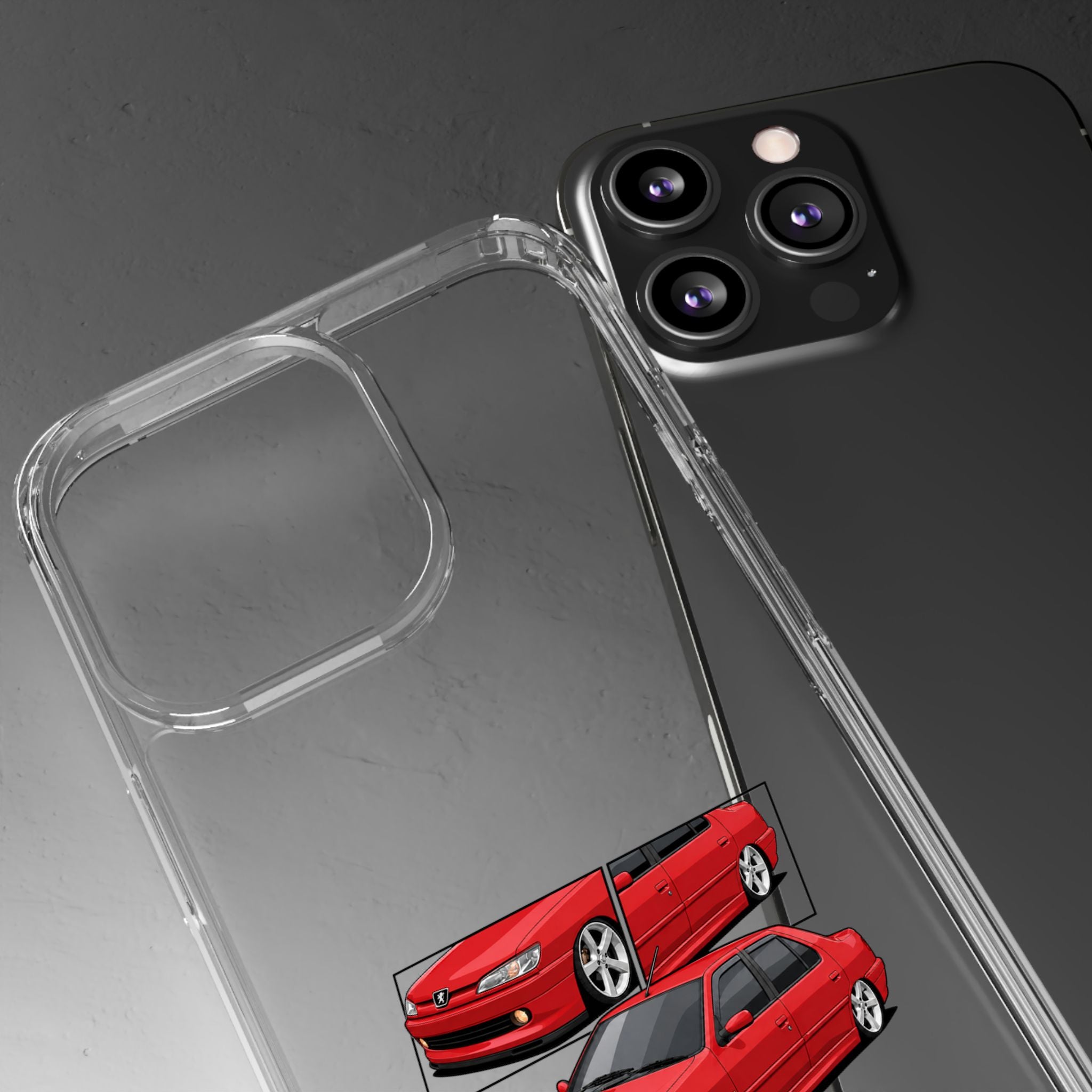 RED 306 DTURBO SEDAN PHONE CASES