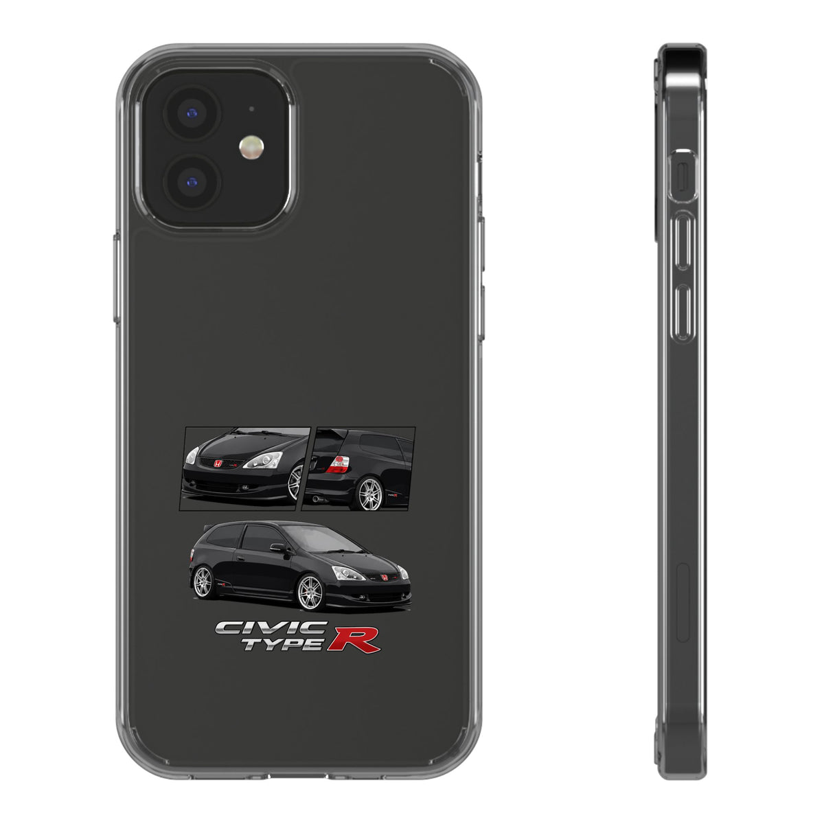 BLACK EP3 TYPE R PHONE CASES