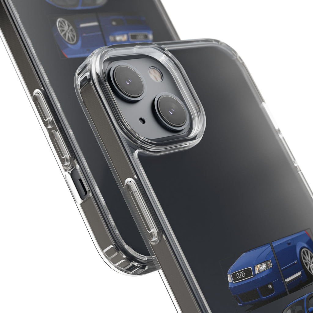 BLUE AUDI A4 B6 PHONE CASES