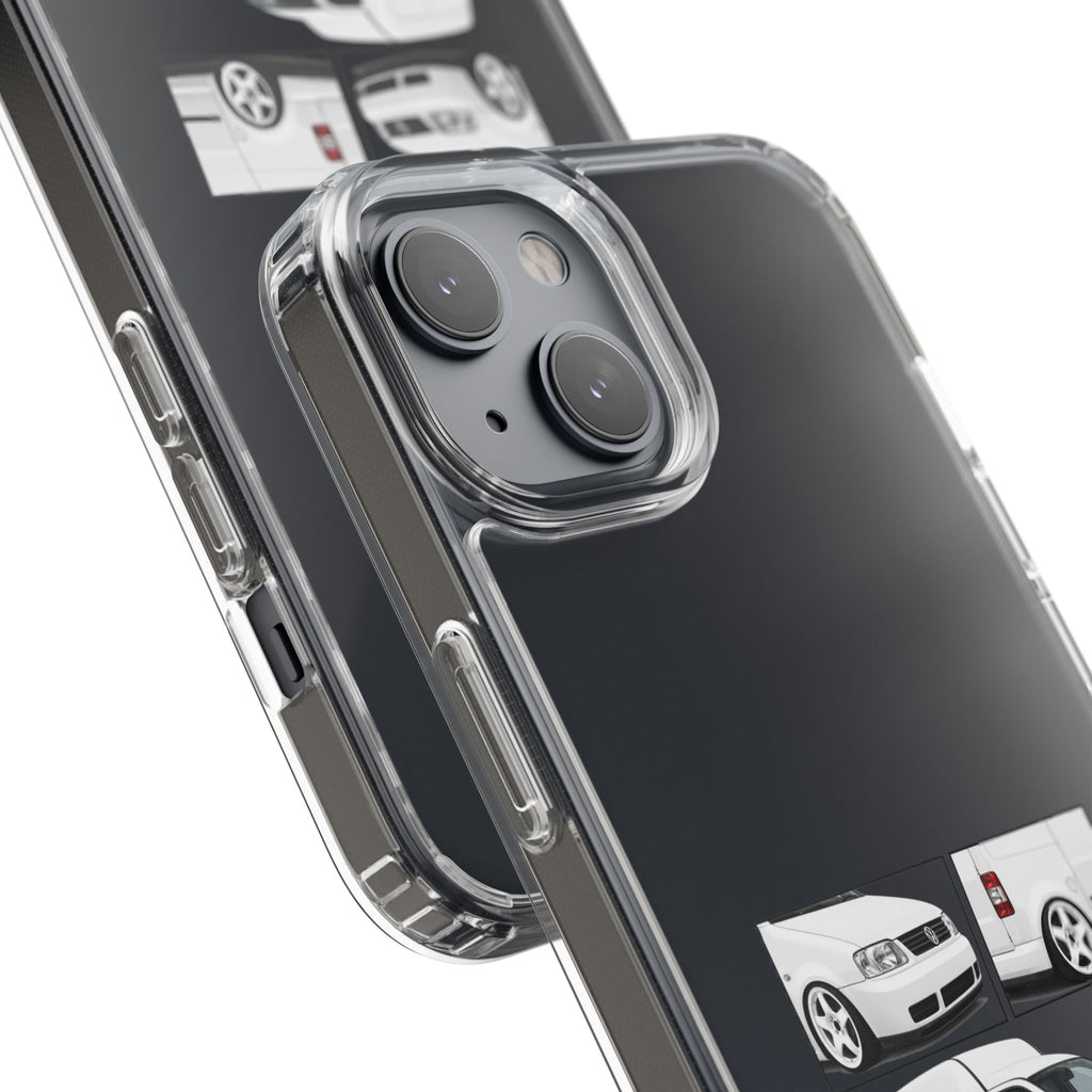 WHITE VW CADDY PHONE CASES