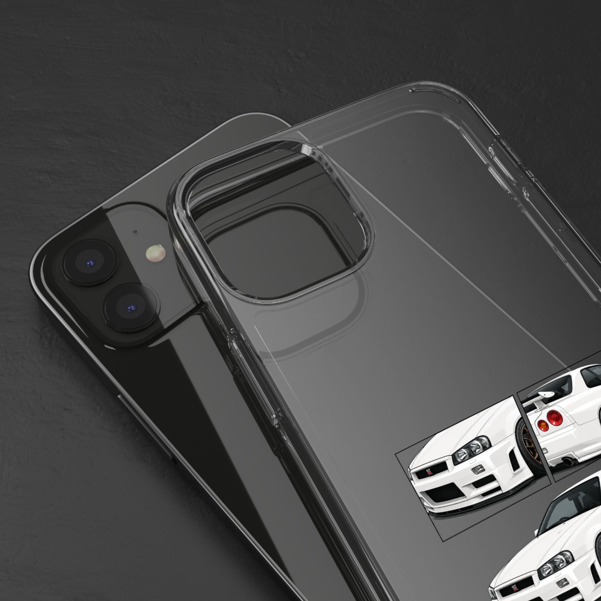 WHITE R34 GTR PHONE CASES