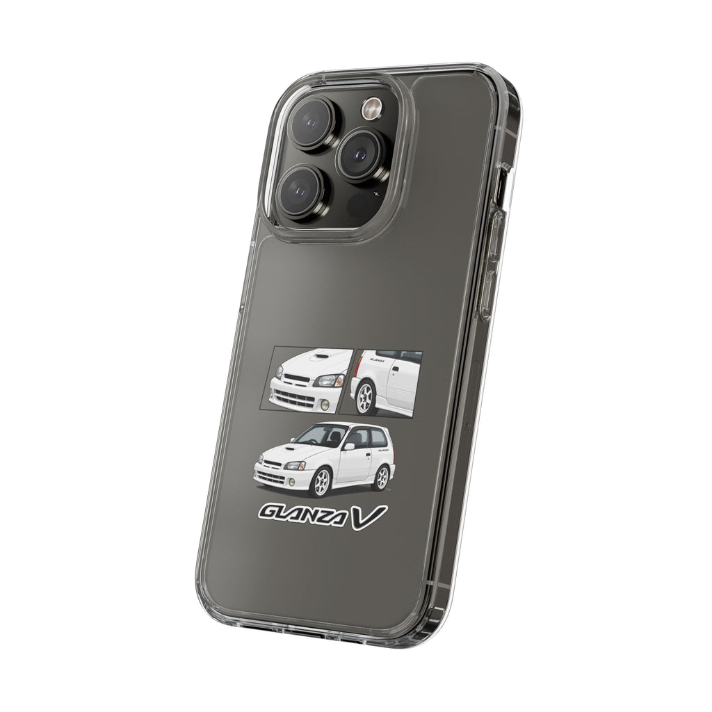 WHITE TOYOTA GLANZA PHONE CASES