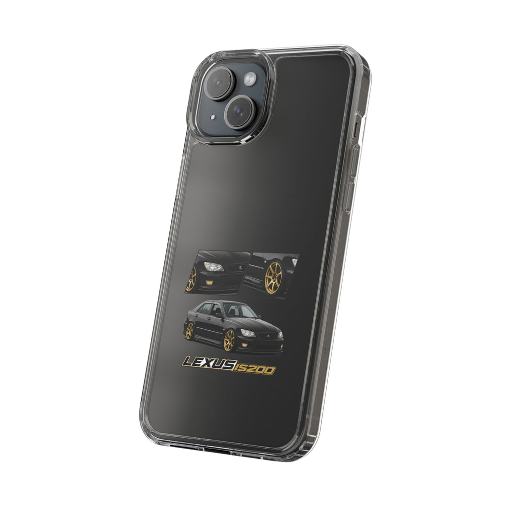 BLACK LEXUS IS200 PHONE CASES