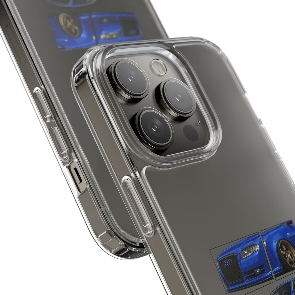 BLUE B7 AUDI A4 PHONE CASES
