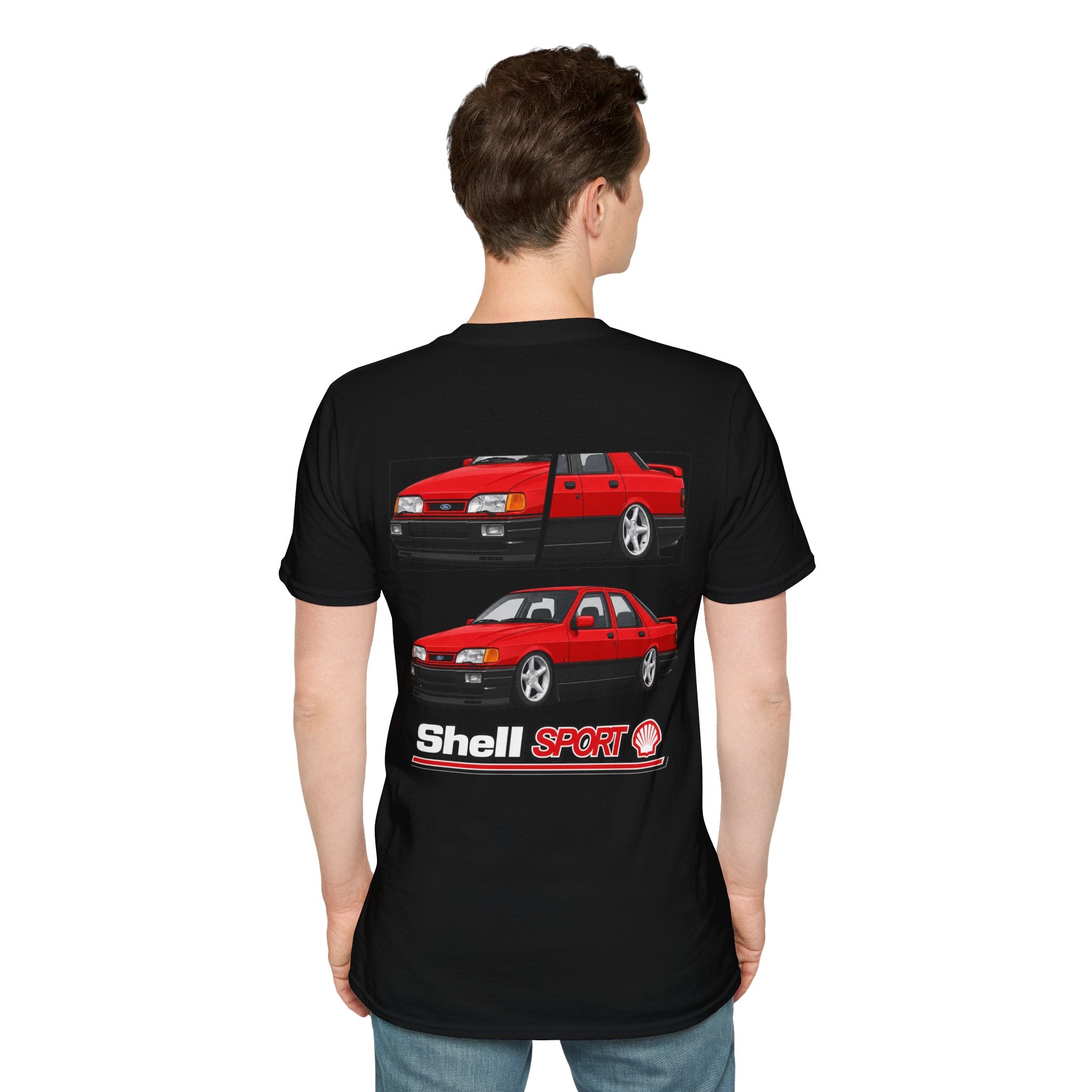 RED OVER BLACK SIERRA SAPPHIRE T-SHIRT