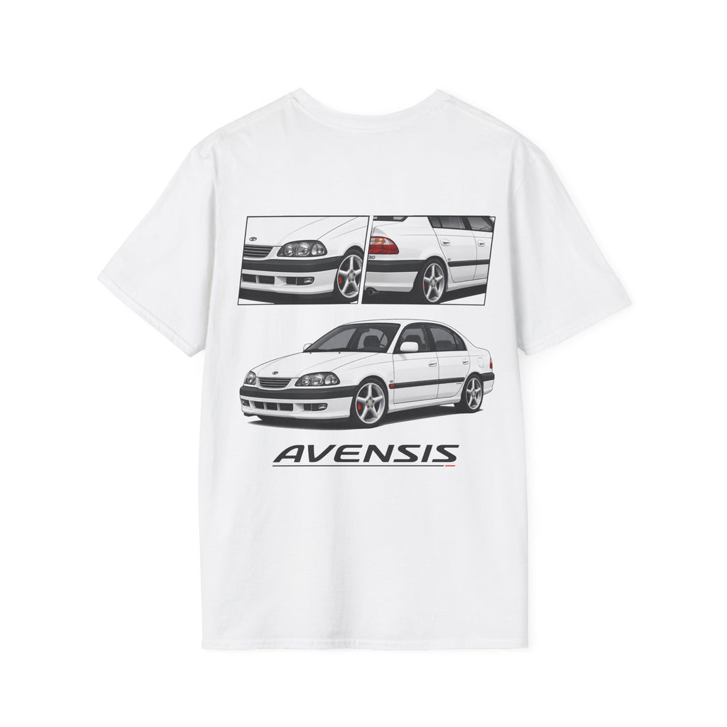 WHITE TOYOTA AVENSIS T-SHIRT