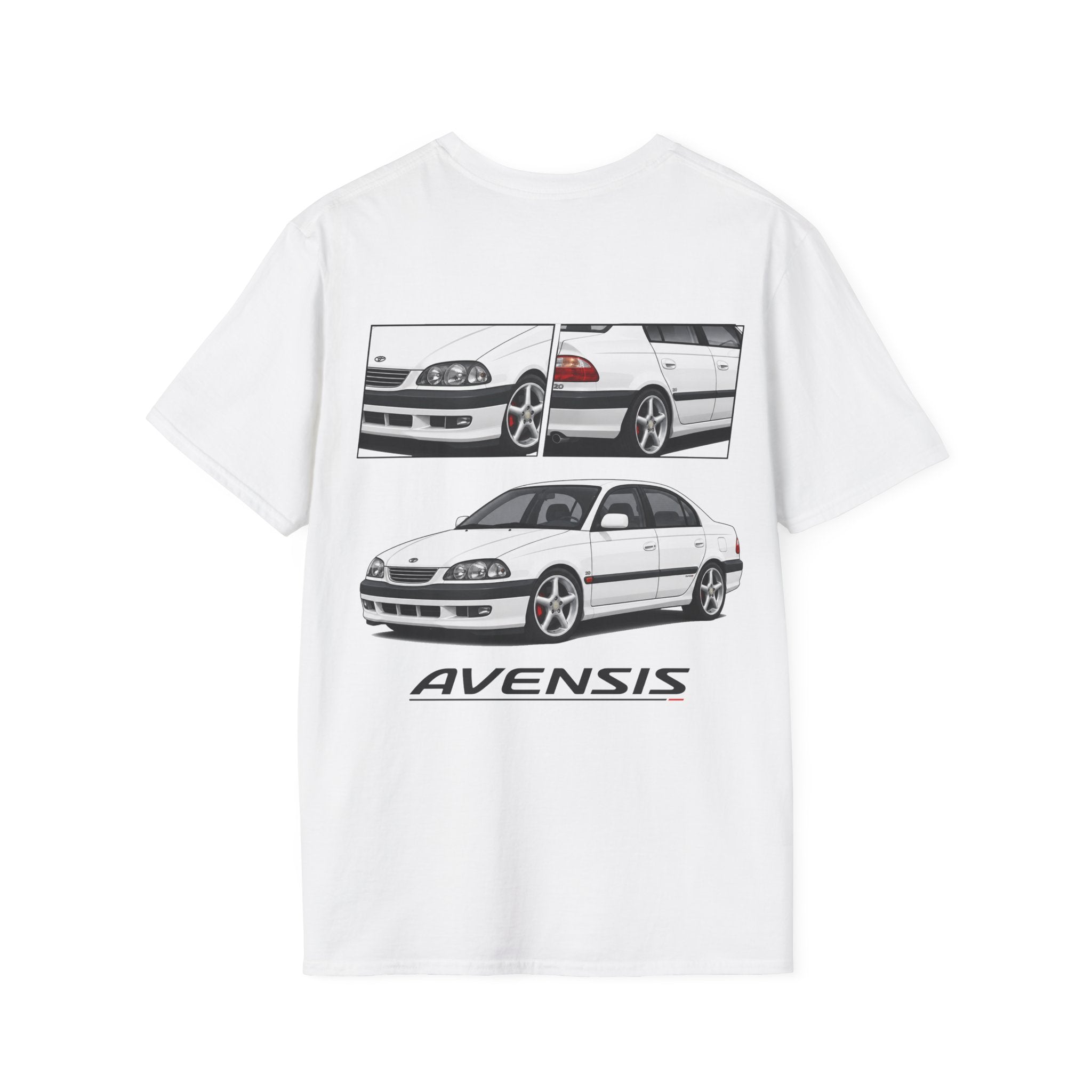 WHITE TOYOTA AVENSIS T-SHIRT