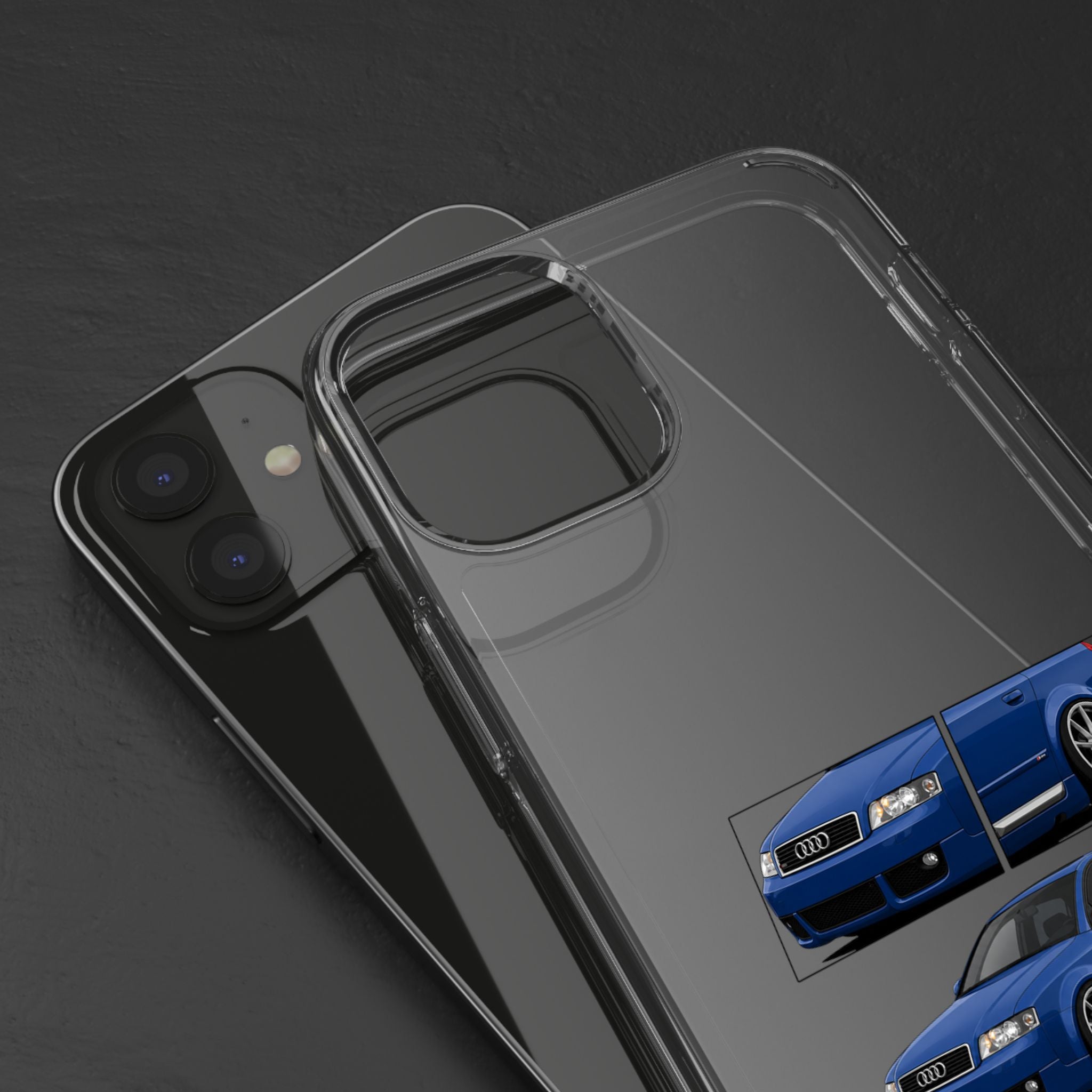 BLUE AUDI A4 B6 PHONE CASES