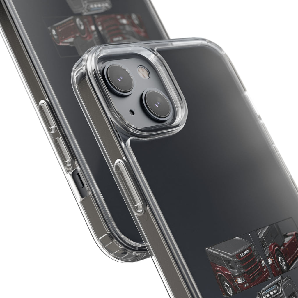 GREYBURGANDY SCANIA T-CAB PHONE CASES