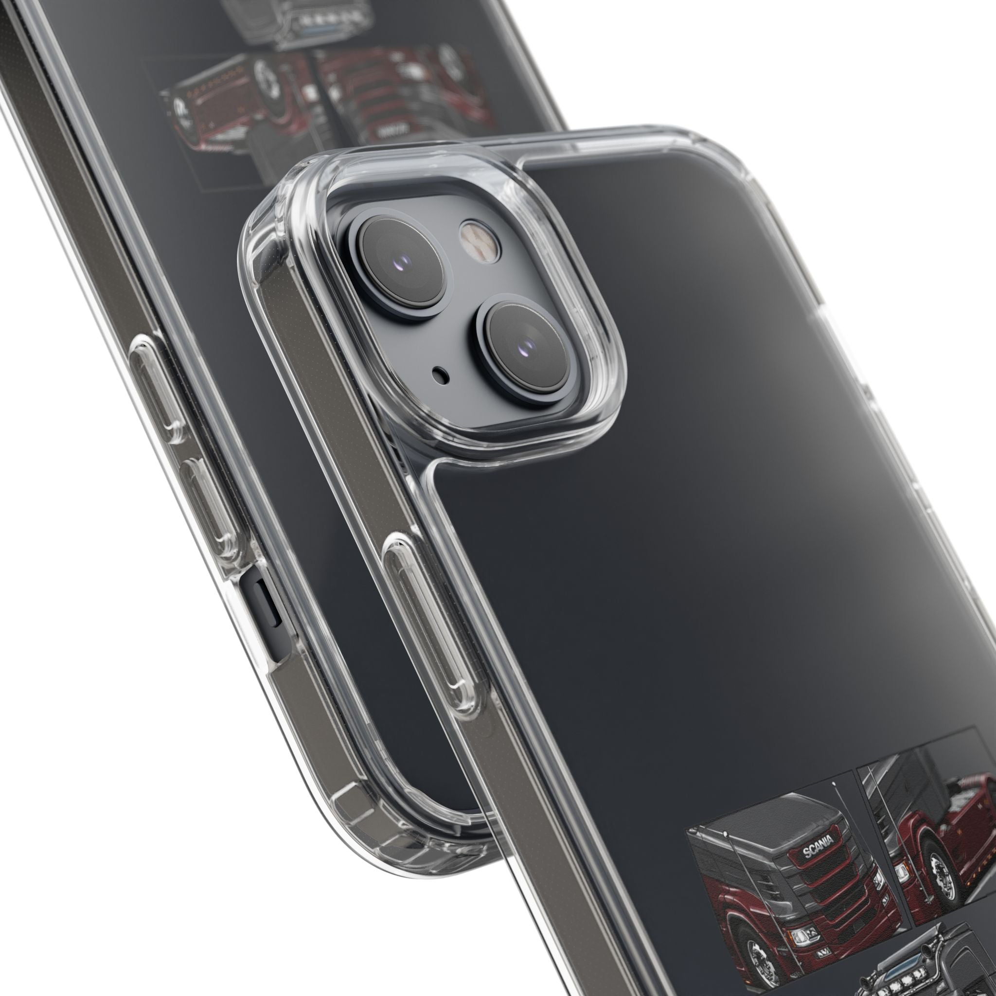 GREYBURGANDY SCANIA T-CAB PHONE CASES
