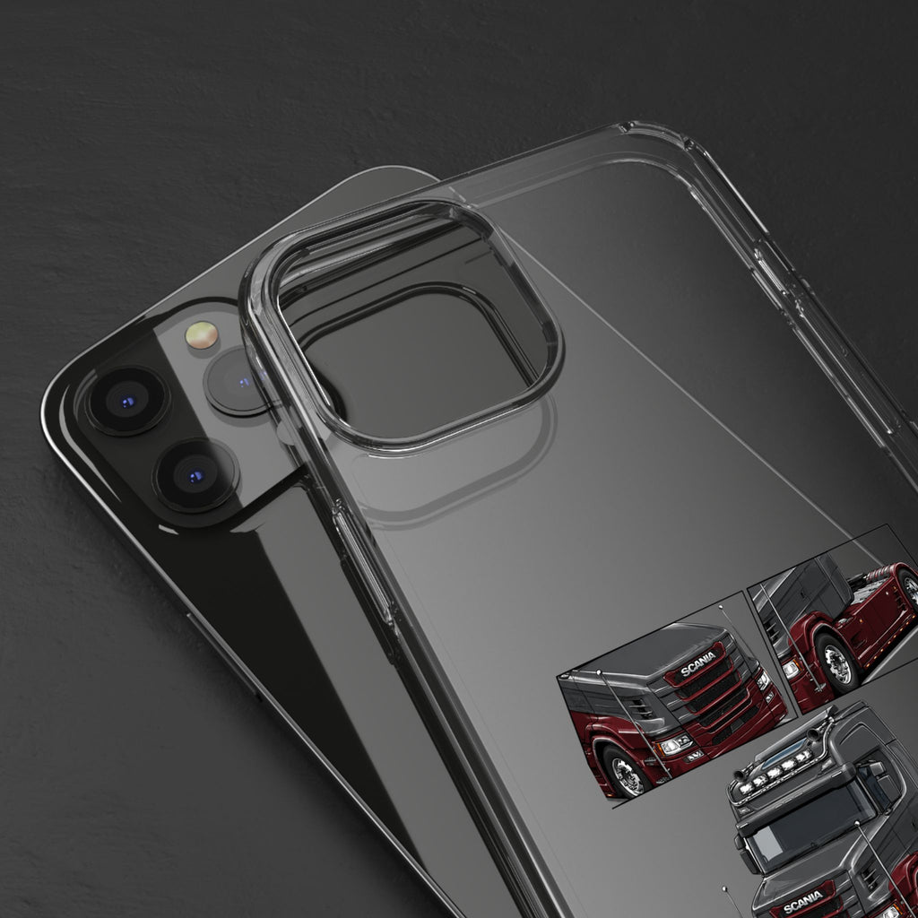 GREYBURGANDY SCANIA T-CAB PHONE CASES