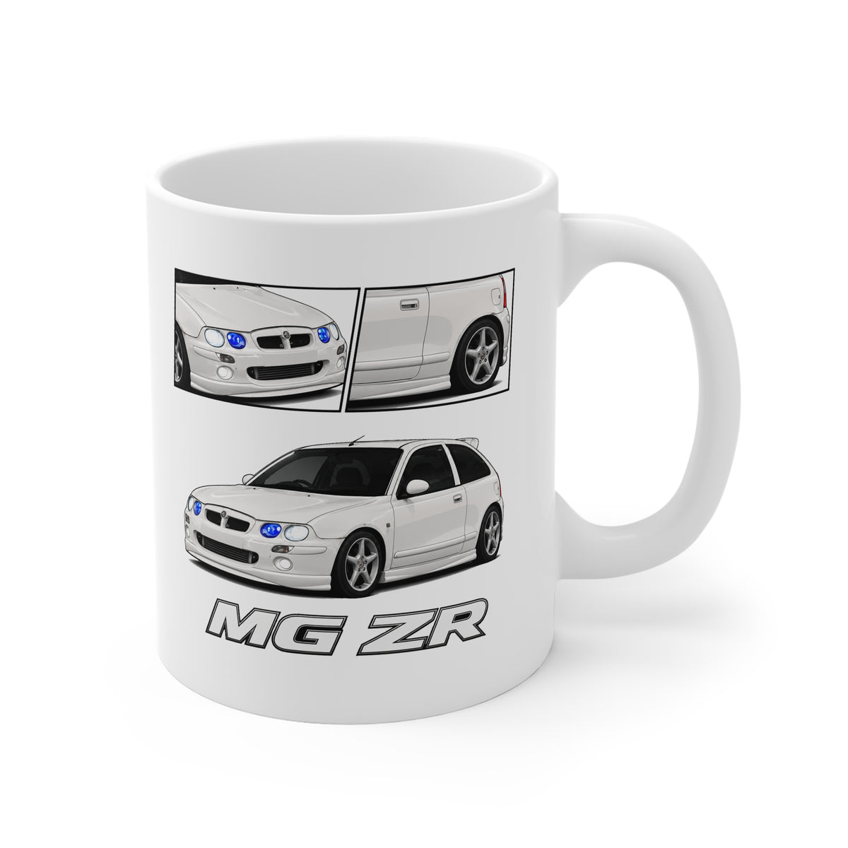 WHITE MG ZR MUG