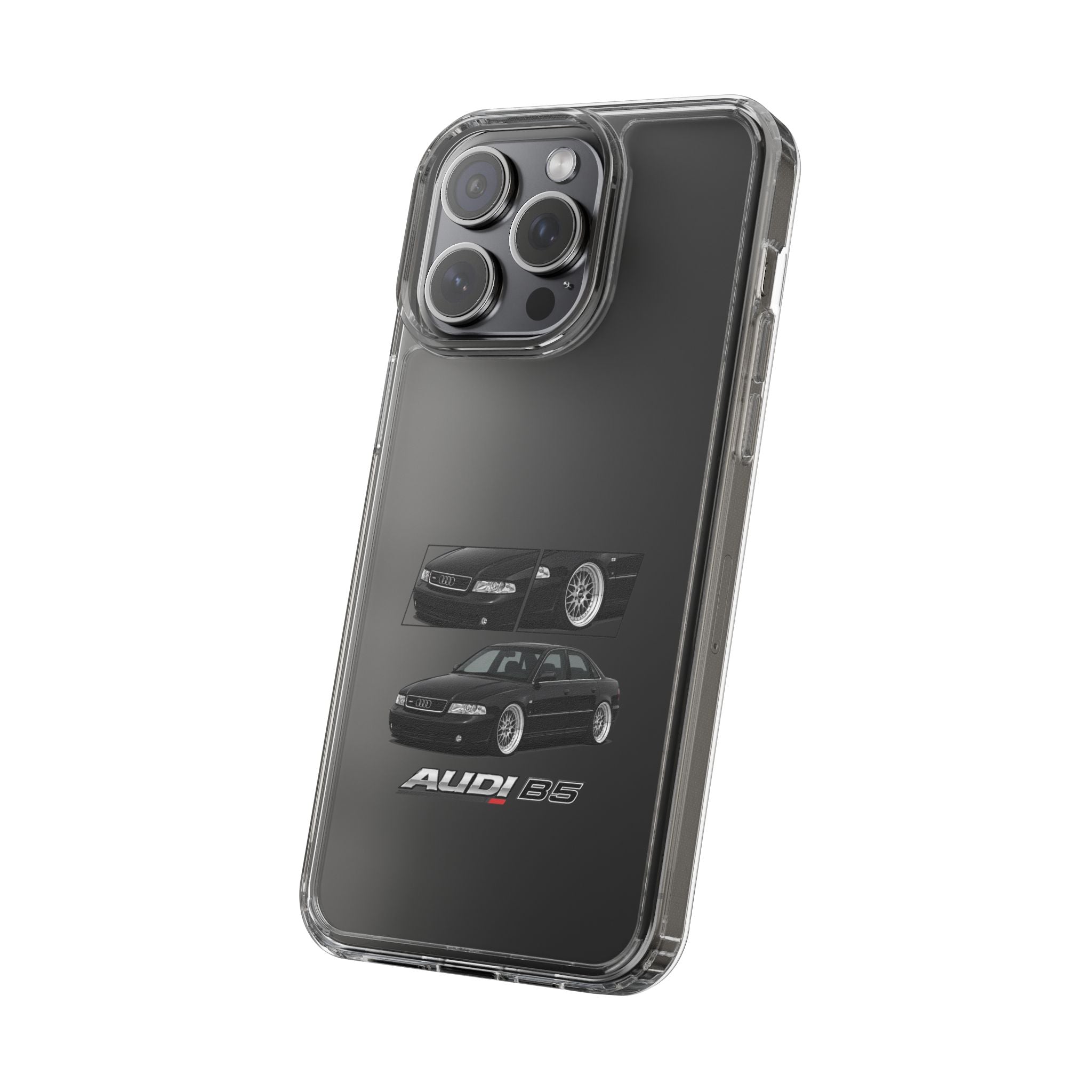 BLACK B5 AUDI A4 PHONE CASES