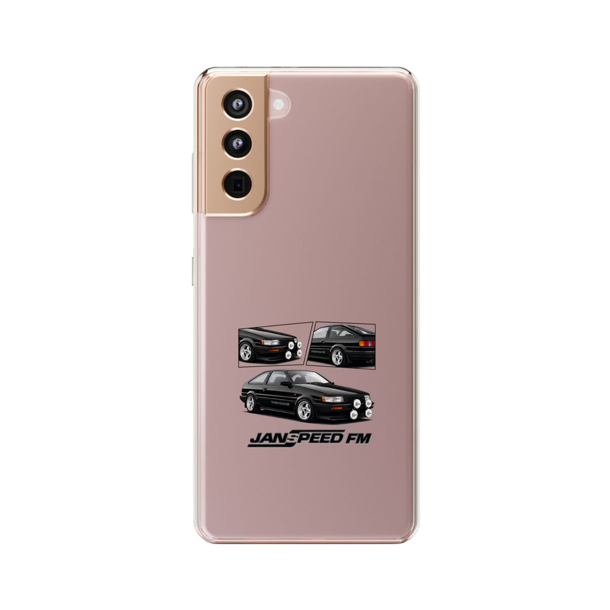 BLACK AE86 TWINCAM PHONE CASES