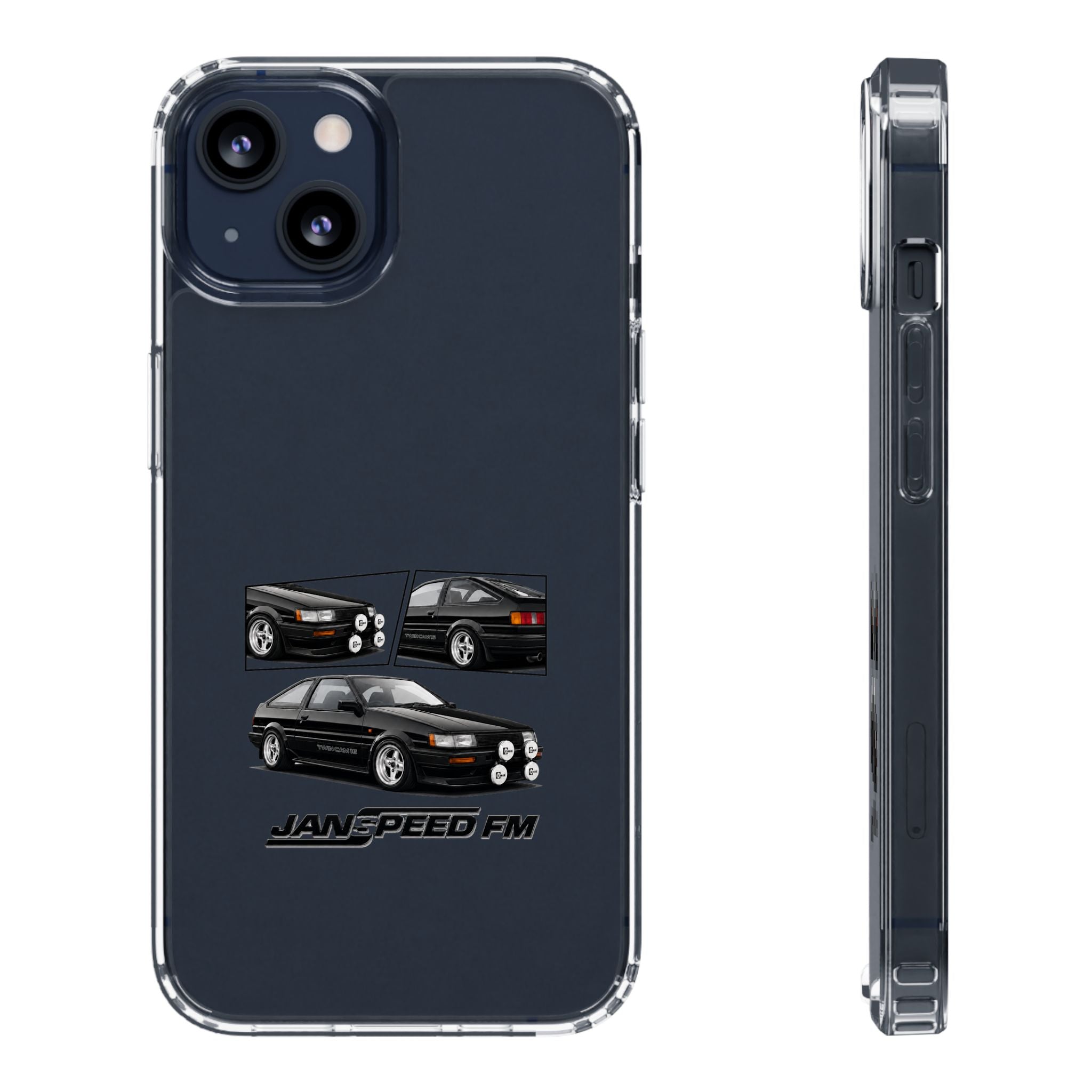 BLACK AE86 TWINCAM PHONE CASES