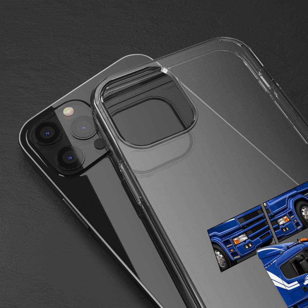 BLUE SCANIA 124 PHONE CASES