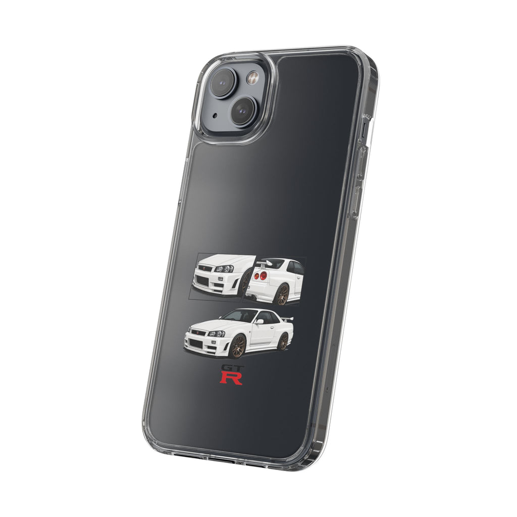 WHITE R34 GTR PHONE CASES