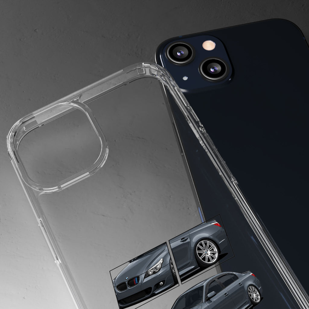 GREY BMW E60 PHONE CASES