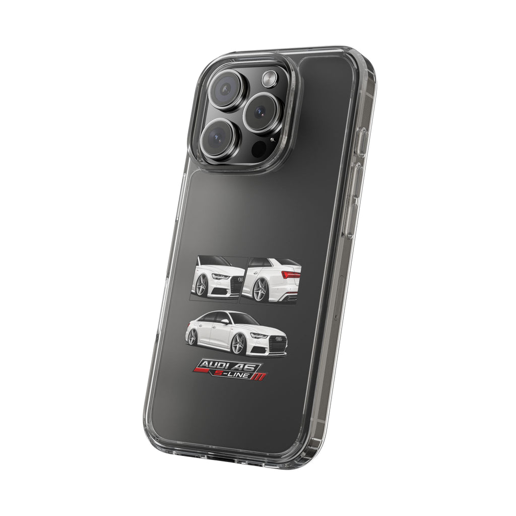 WHITE AUDI A6 PHONE CASES