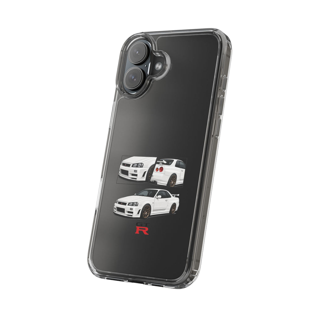WHITE R34 GTR PHONE CASES