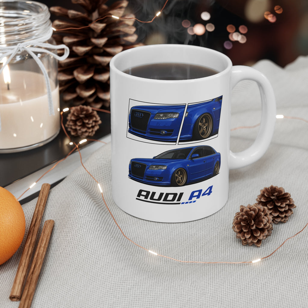 BLUE B7 AUDI A4 MUG