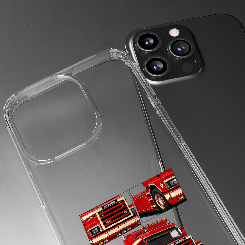 RED SCANIA 450 143M PHONE CASES