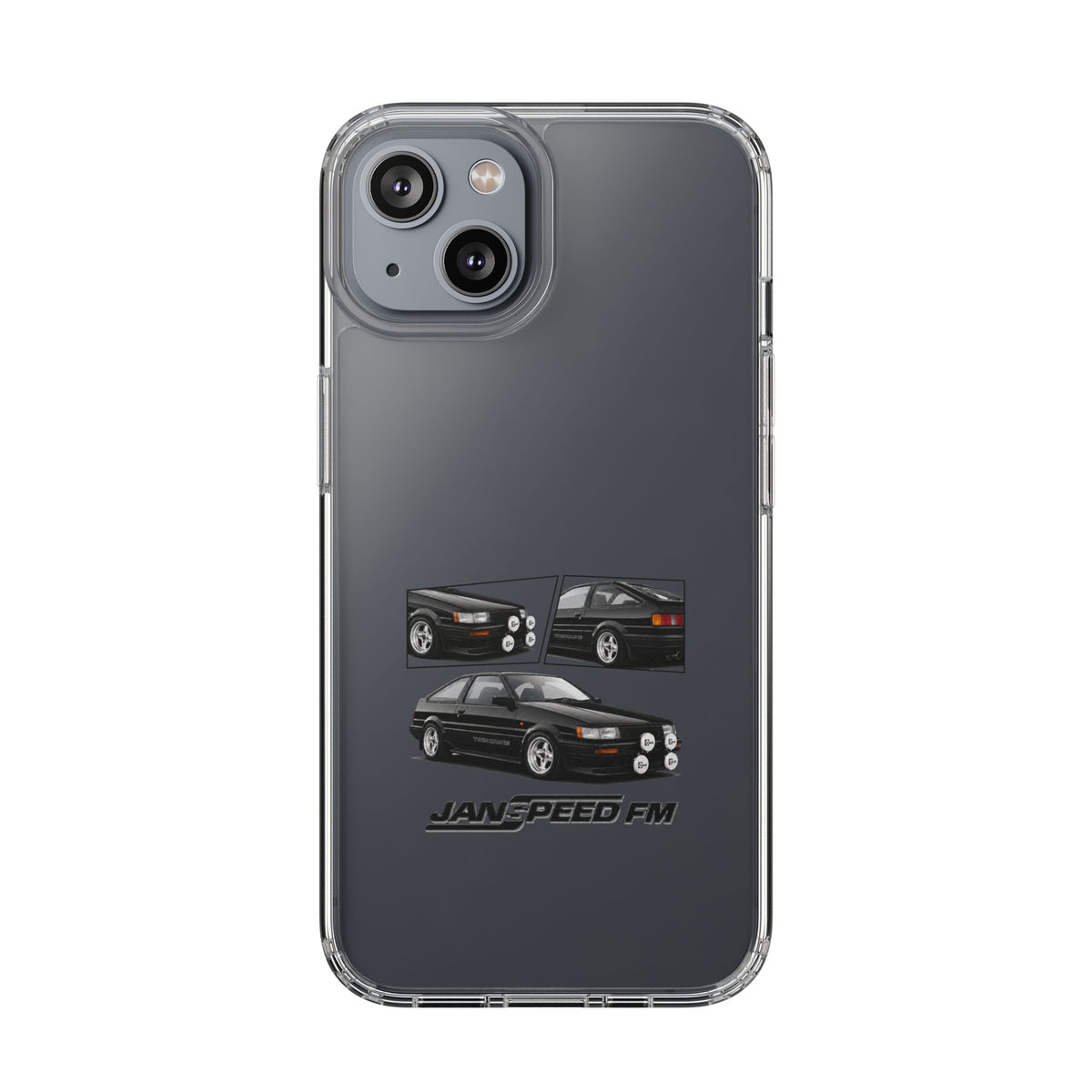 BLACK AE86 TWINCAM PHONE CASES