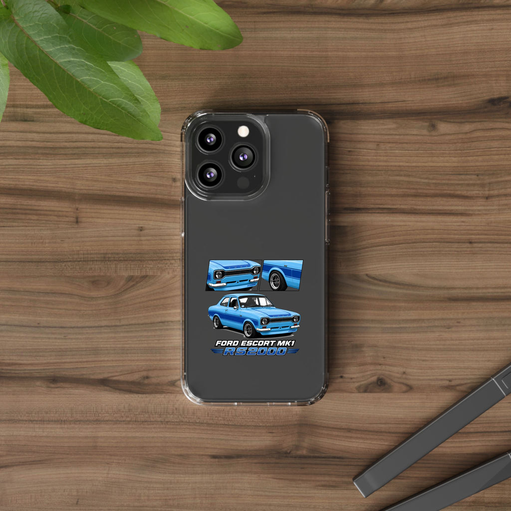 BLUE FORD ESCORT MK1 RS2000 PHONE CASES