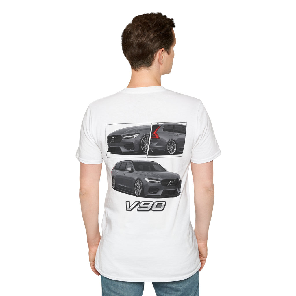 GREY VOLVO V90 T-SHIRT