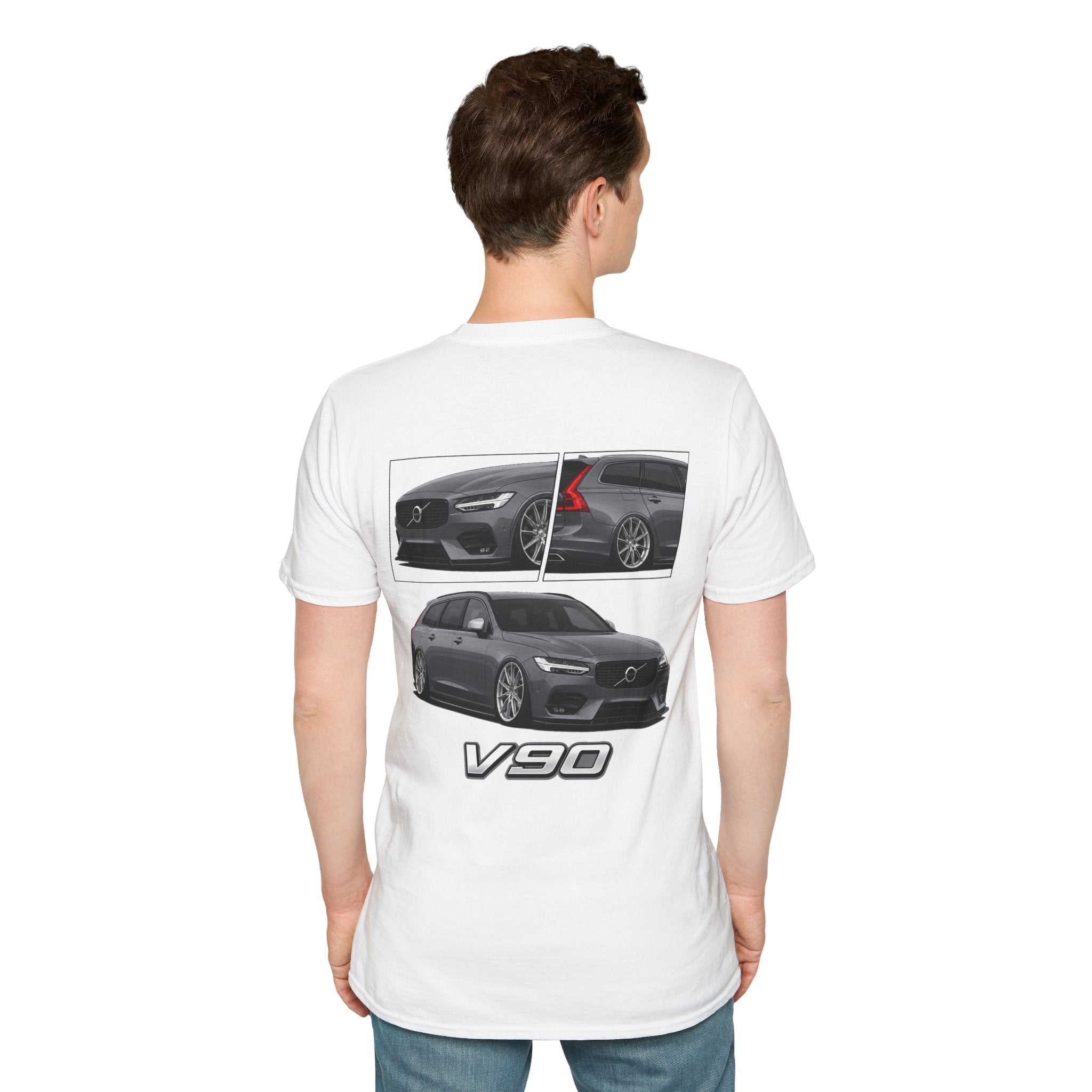 GREY VOLVO V90 T-SHIRT