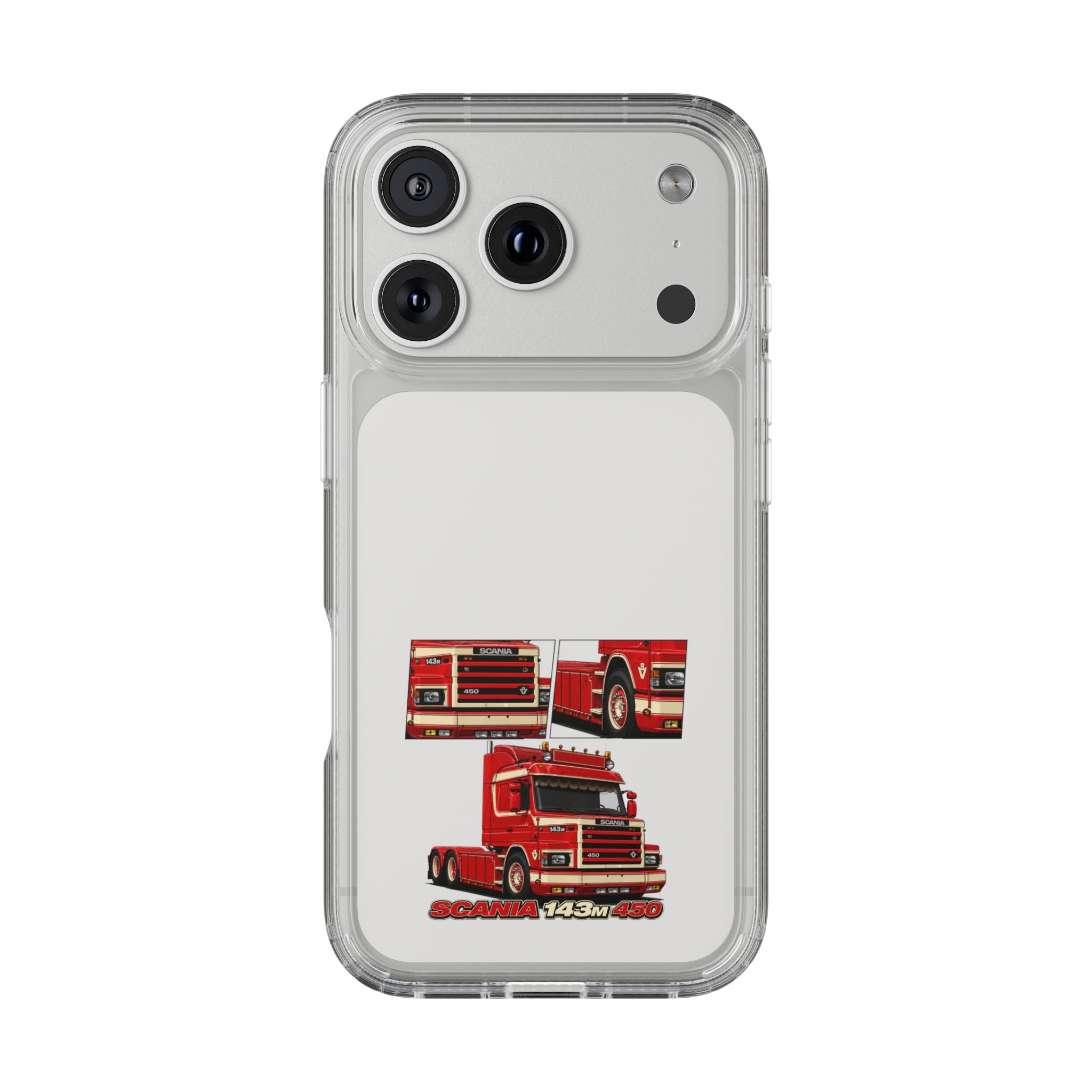 RED SCANIA 450 143M PHONE CASES