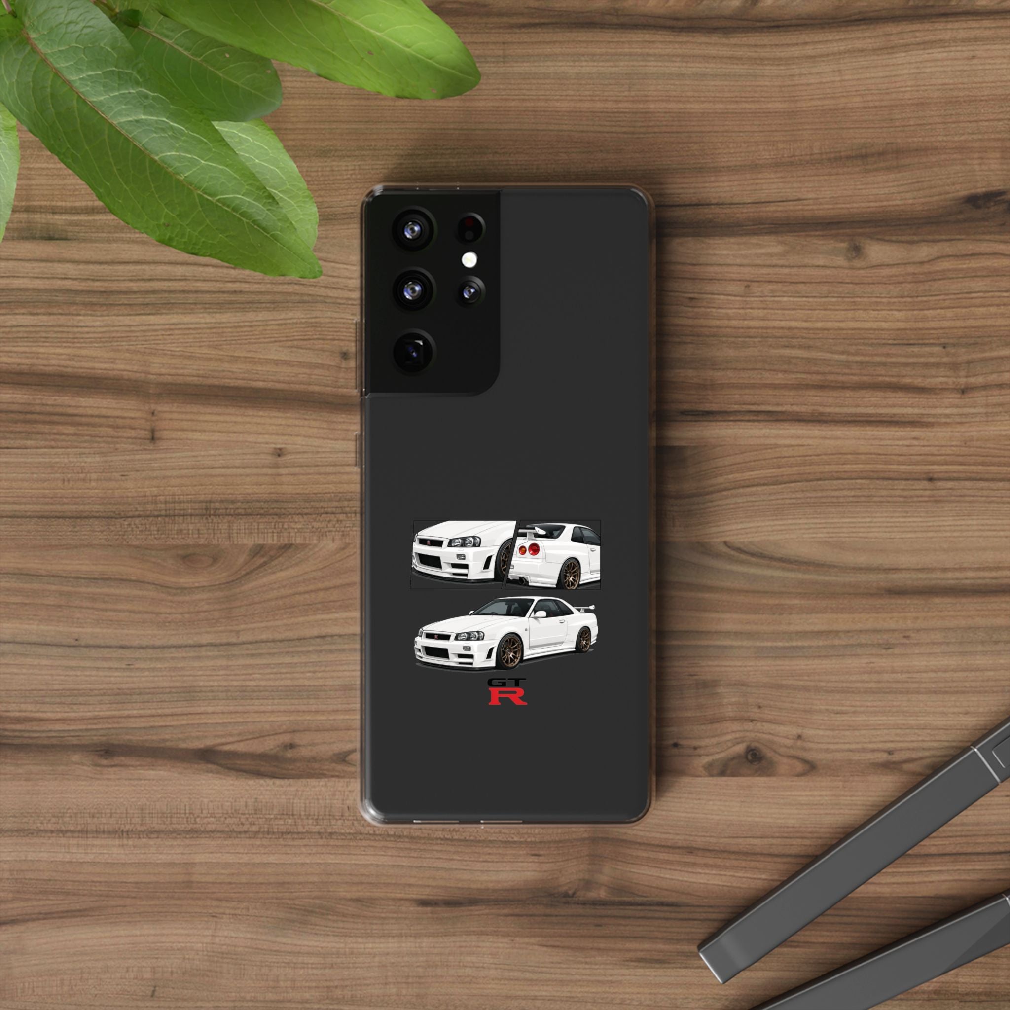 WHITE R34 GTR PHONE CASES