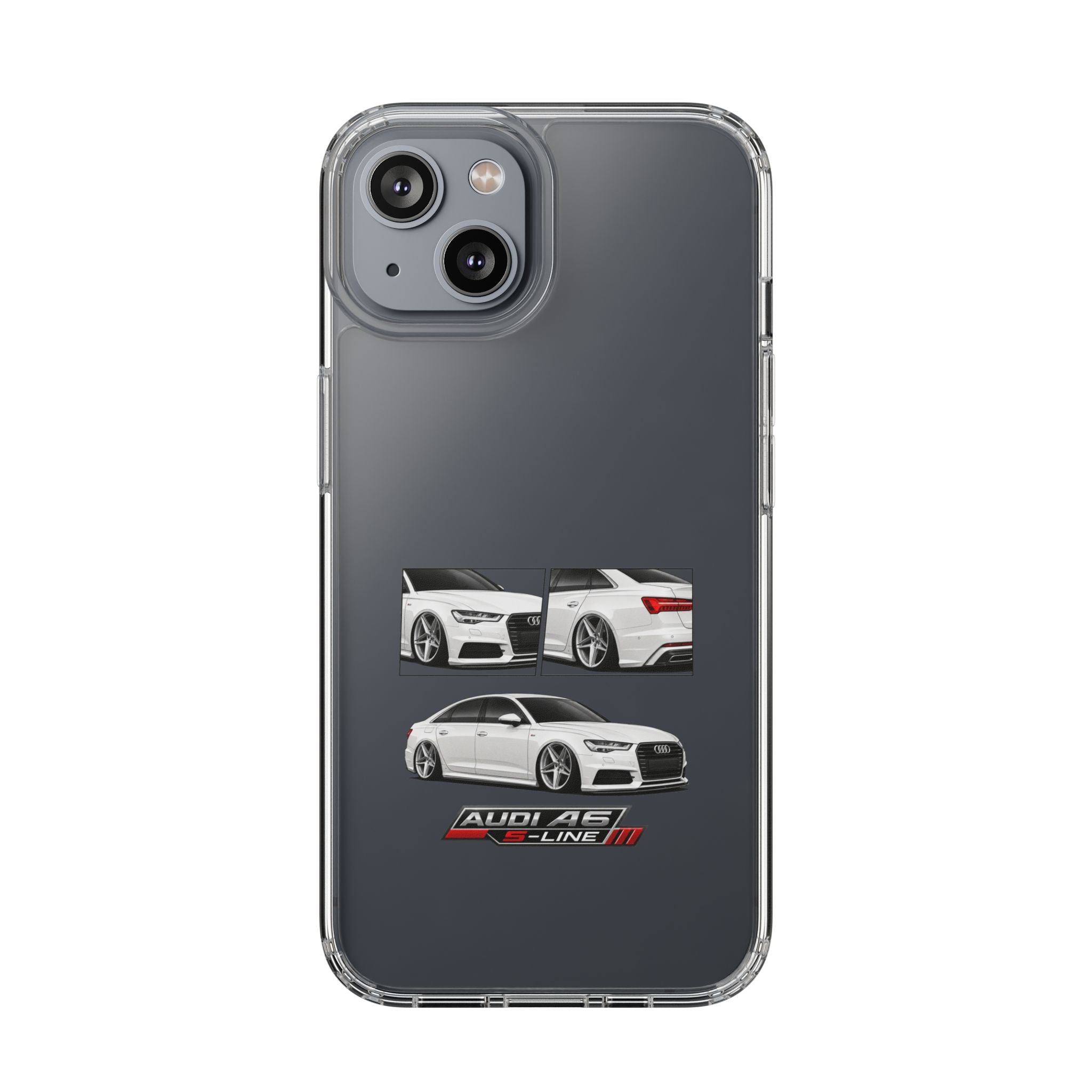 WHITE AUDI A6 PHONE CASES