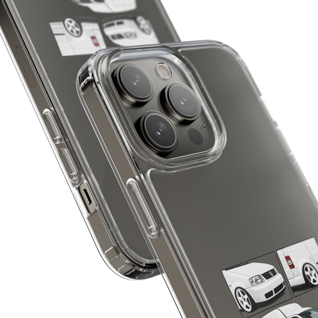WHITE VW CADDY PHONE CASES