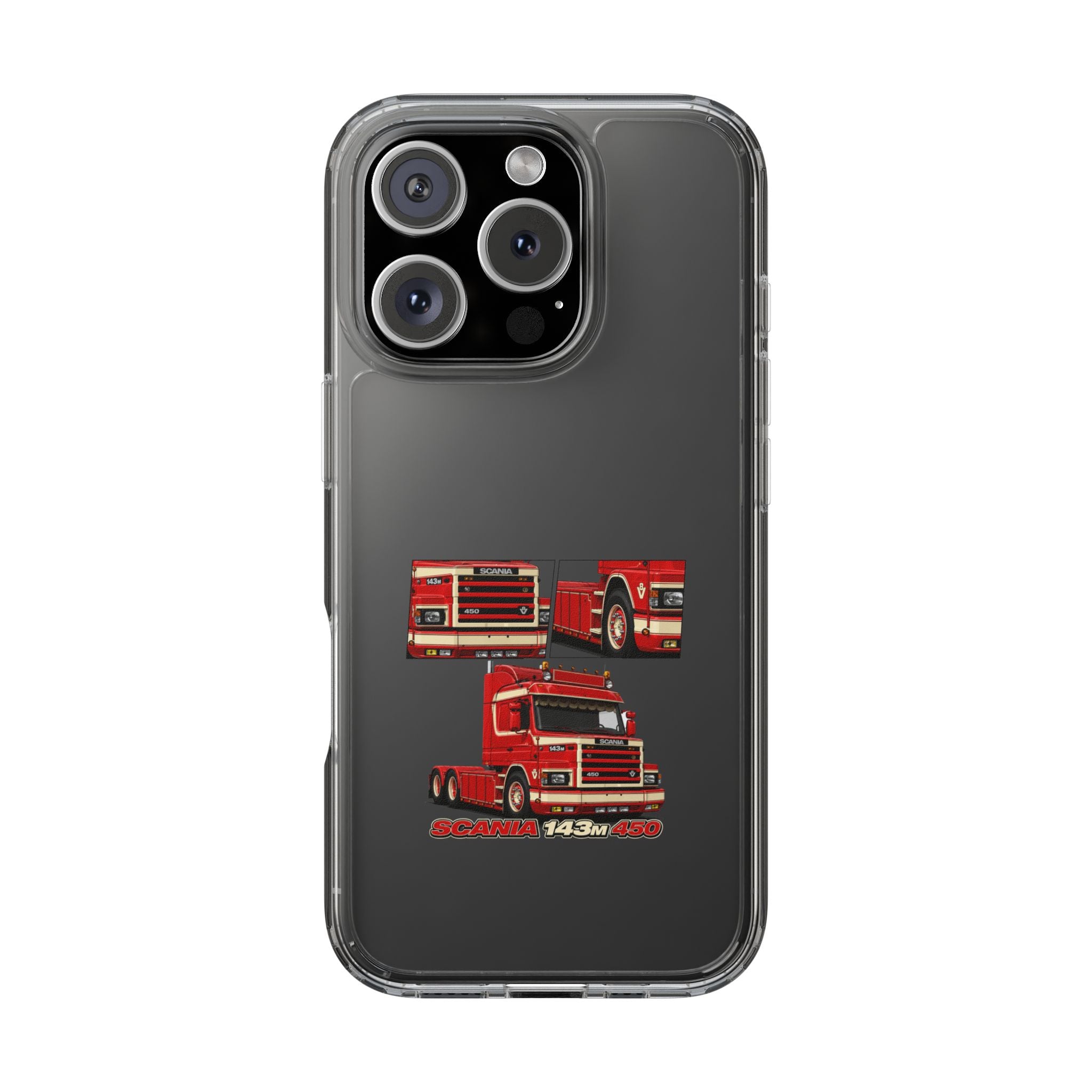 RED SCANIA 450 143M PHONE CASES