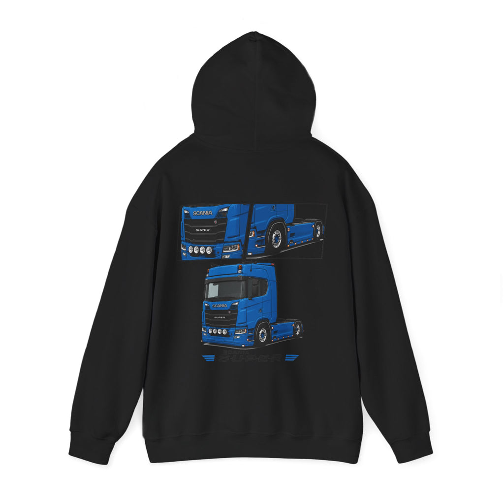 BLUE SCANIA SUPER JUMPER